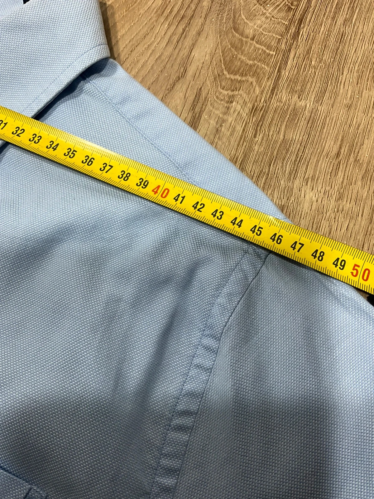 Chemise Tommy Hilfiger Slim Fit 16-1/2 32-33 Preppy 100% Coton Bleu Ciel – photo 10